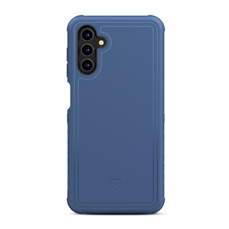Back. Mybat Pro - MyBat Pro Maverick Series Case with Holster for Samsung Galaxy A13 5G - Blue - Blue.