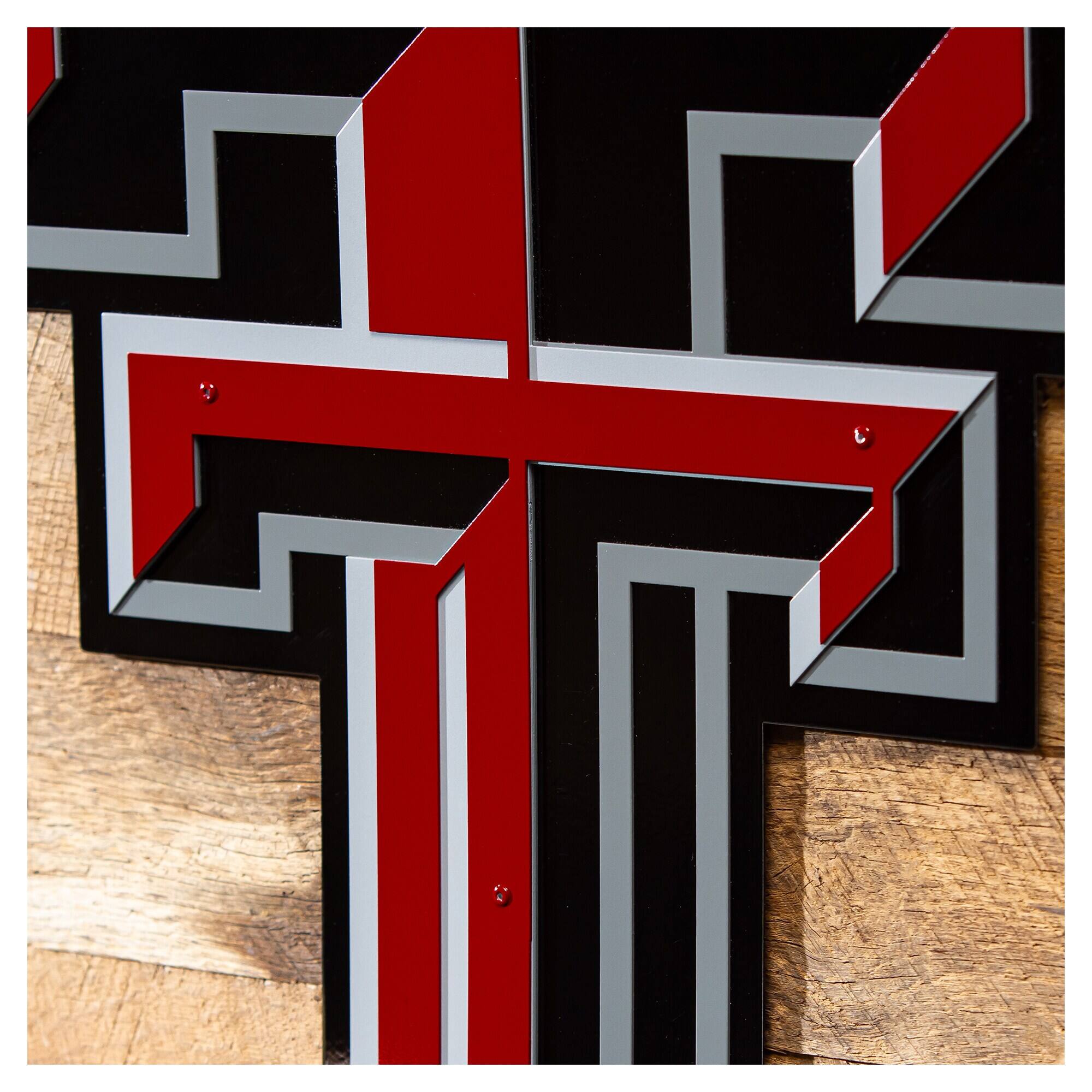 Alt View 2. Evergreen Enterprises - Texas Tech Red Raiders 23" Layered Metal Wall Art Sign - Multicolor.