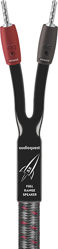 AudioQuest - Rocket 33 15' Pair Speaker Cable - Black/Red/Gray