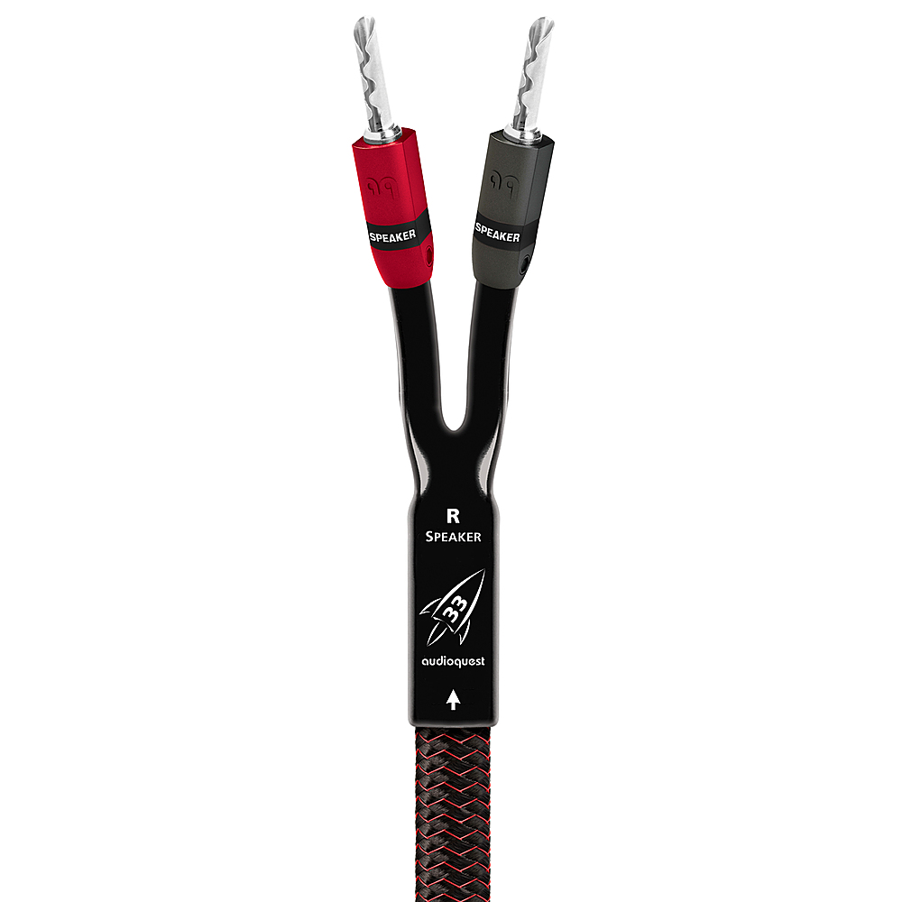 Vær opmærksom på Ritual Kenya AudioQuest Rocket 33 15' Pair Full-Range Speaker Cable, Silver Banana  Connectors Red/Black ROCK3315FR - Best Buy