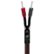 Front. AudioQuest - Rocket 33 15' Pair Full-Range Speaker Cable, Silver Banana Connectors - Red/Black.