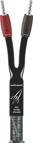 Front Zoom. AudioQuest - Rocket 88 8' Speaker Cable - Black/Gray/Green.