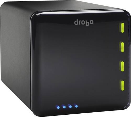 Angle Standard. Data Robotics - Drobo 4-Bay 8TB USB 2.0/FireWire 800 External Storage Array.