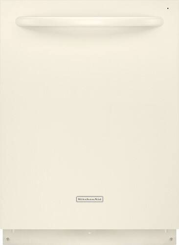 Front Standard. KitchenAid - 24" Tall Tub Built-In Dishwasher - Biscuit.