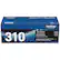 Front. Brother - TN310BK High-Yield Toner Cartridge - Black.