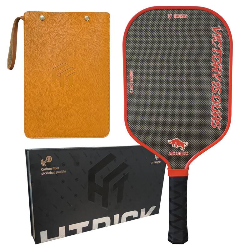 Sure, here is the corrected and grouped text from the image:

- **Taurus Choice A.SAFE - AMOLDO**
- **HTPICK Carbon fiber pickleball paddle**
- **VICTORY IS OURS**
- **HTPICK**
- **AMOLDO**
- **Carbon fiber pickleball paddle**