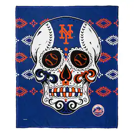 Northwest - 50" x 60" Candy Skull Silk Touch Throw Blanket - Multicolor