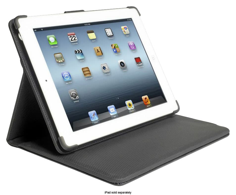Front. Digital Treasures - Props Power Case for Select Apple® iPad® Models - Black.