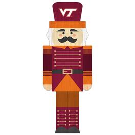 Fan Creations - Virginia Tech Hokies 31'' Nutcracker Leaner - Multicolor
