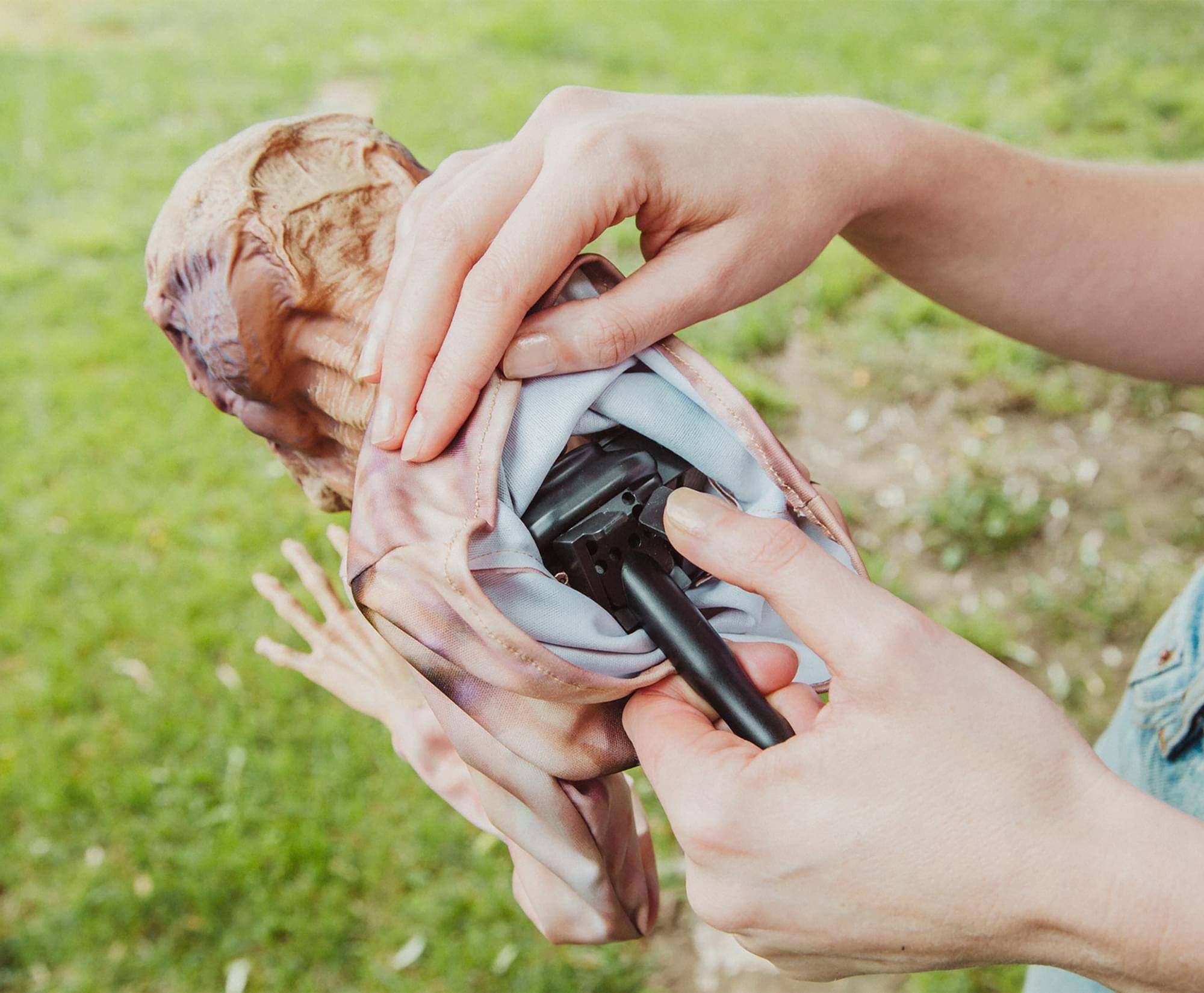 Alt View 5. Toynk - Horror Reachers Pumpkinhead 13-Inch Boxing Puppet Toy | Toynk Exclusive - Brown.