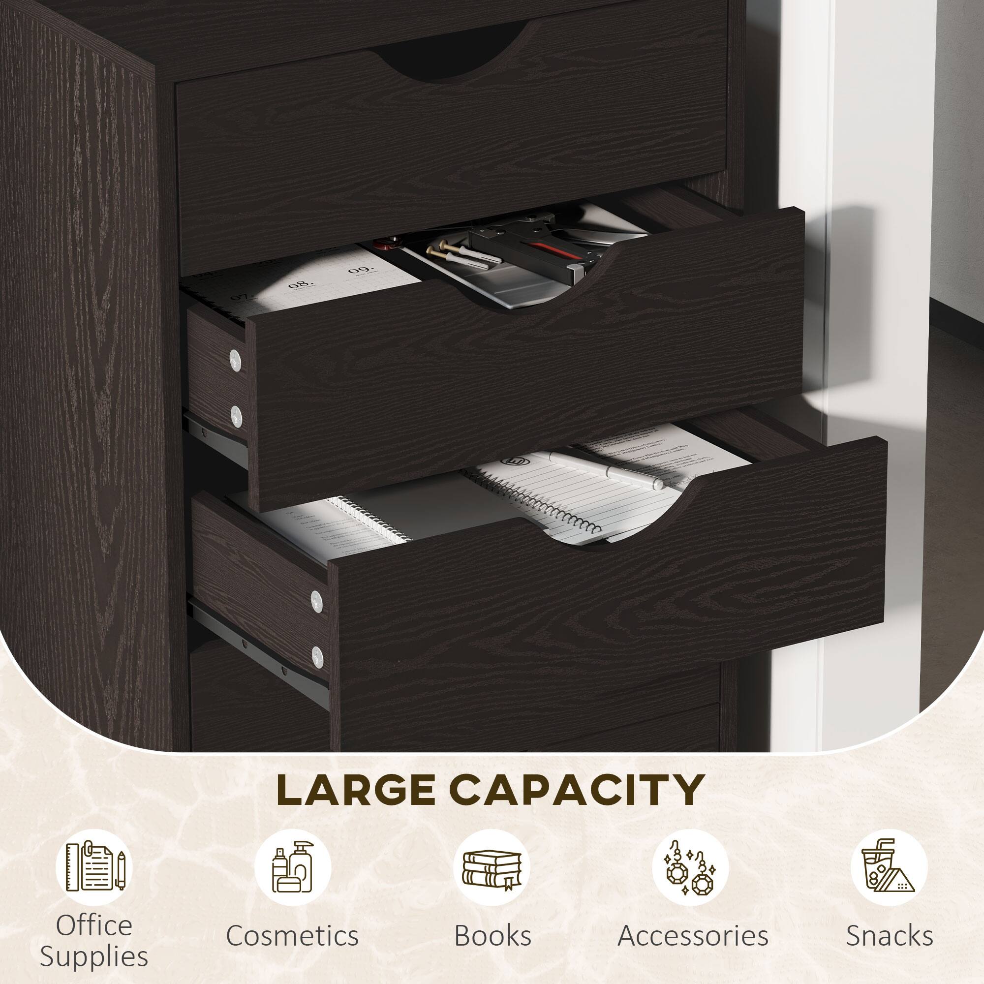 LARGE CAPACITY
Office Supplies
Cosmetics
Books
Accessories
Snacks