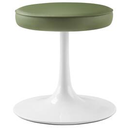 Lippa Vegan Leather Round Stool by Modway - Green
