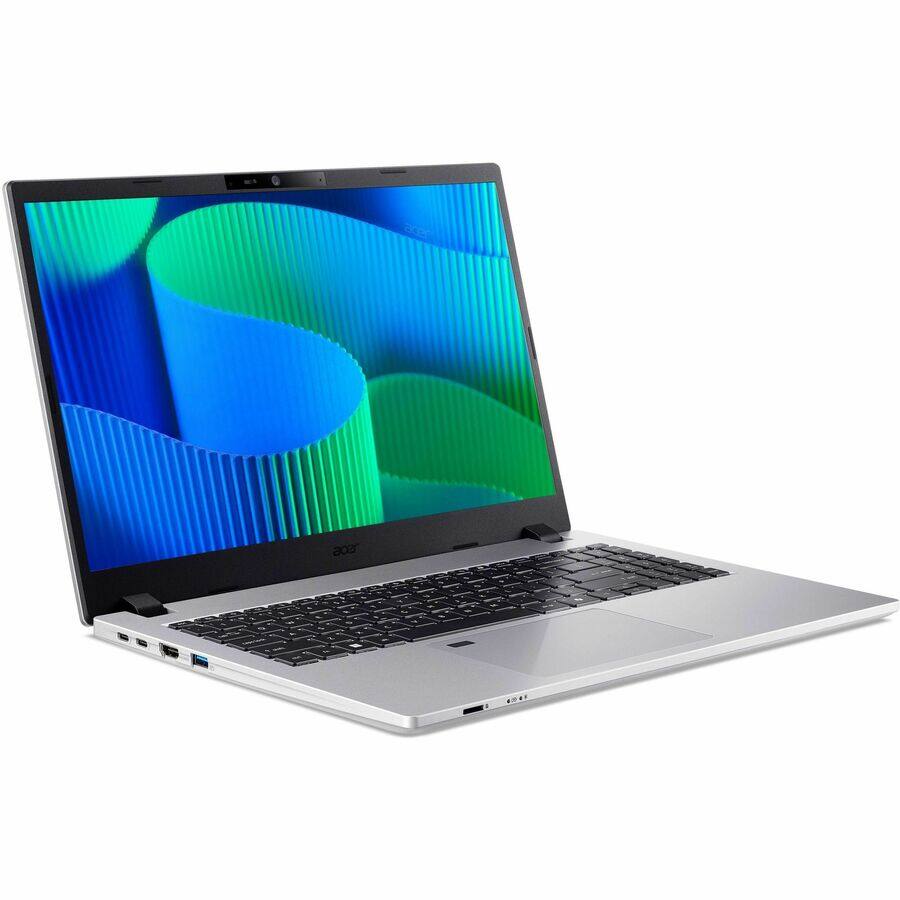 Alt View 7. Acer - Acer TravelMate P2 15 P215-55 TMP215-55-59QK 15.6" Notebook - Full HD - 60 Hz - Intel Core 5 120U - 16 GB - 512 GB SSD - Meteor Silver.
