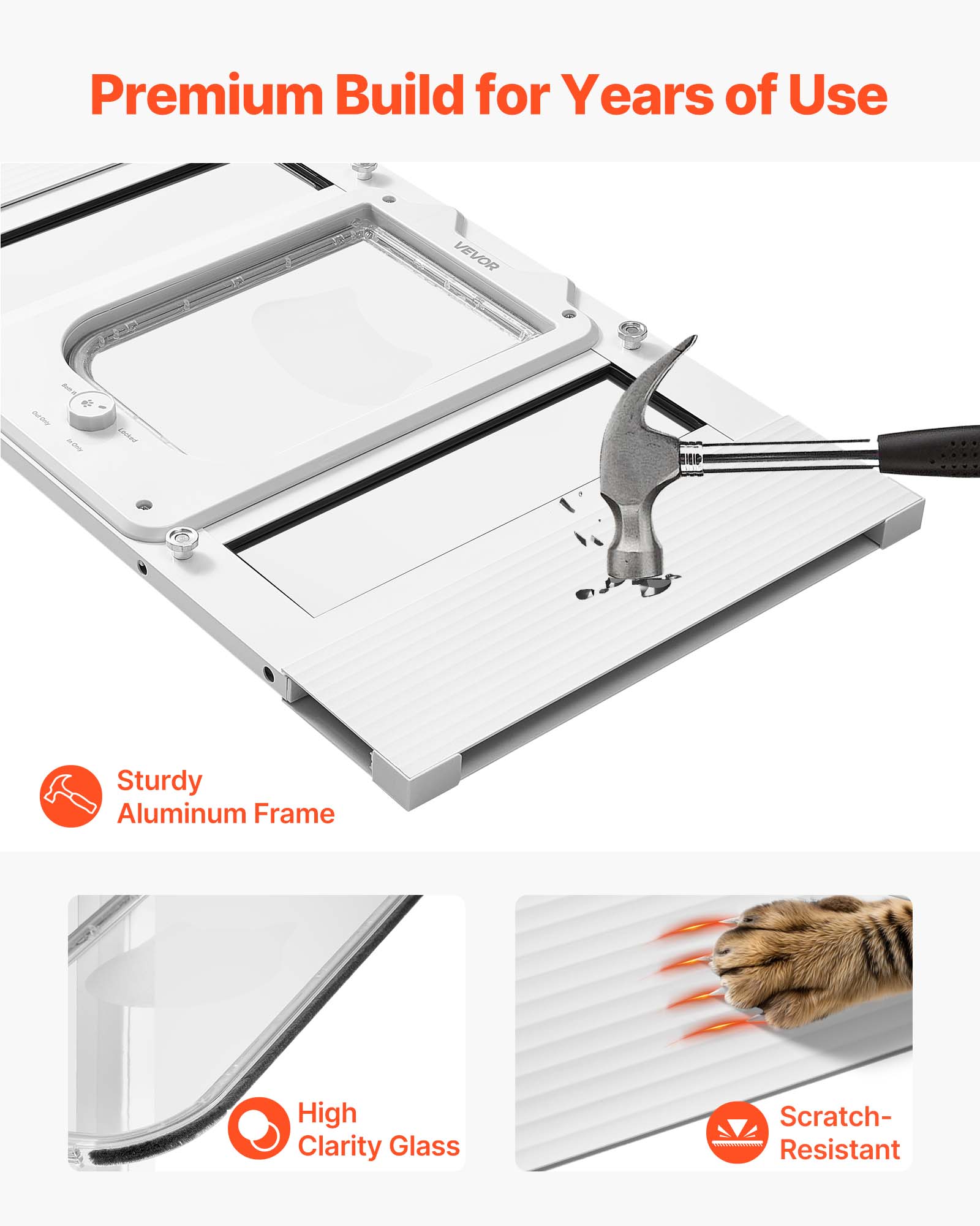 Premium Build for Years of Use

- Sturdy Aluminum Frame
- High Clarity Glass
- Scratch-Resistant