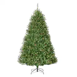 Best Choice Products - 4.5ft Artificial Christmas Tree Pre-lit w/ Viral Twinkling Lights Douglas Fir Full Holiday Decor - Green