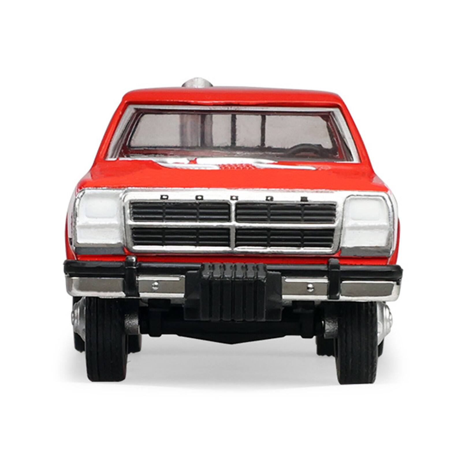Alt View 3. Greenlight - 1993 Dodge Ram D350 Dually Red and White with Exhaust with Bumper Weights 1/64 Diecast Model Car by Greenlight.