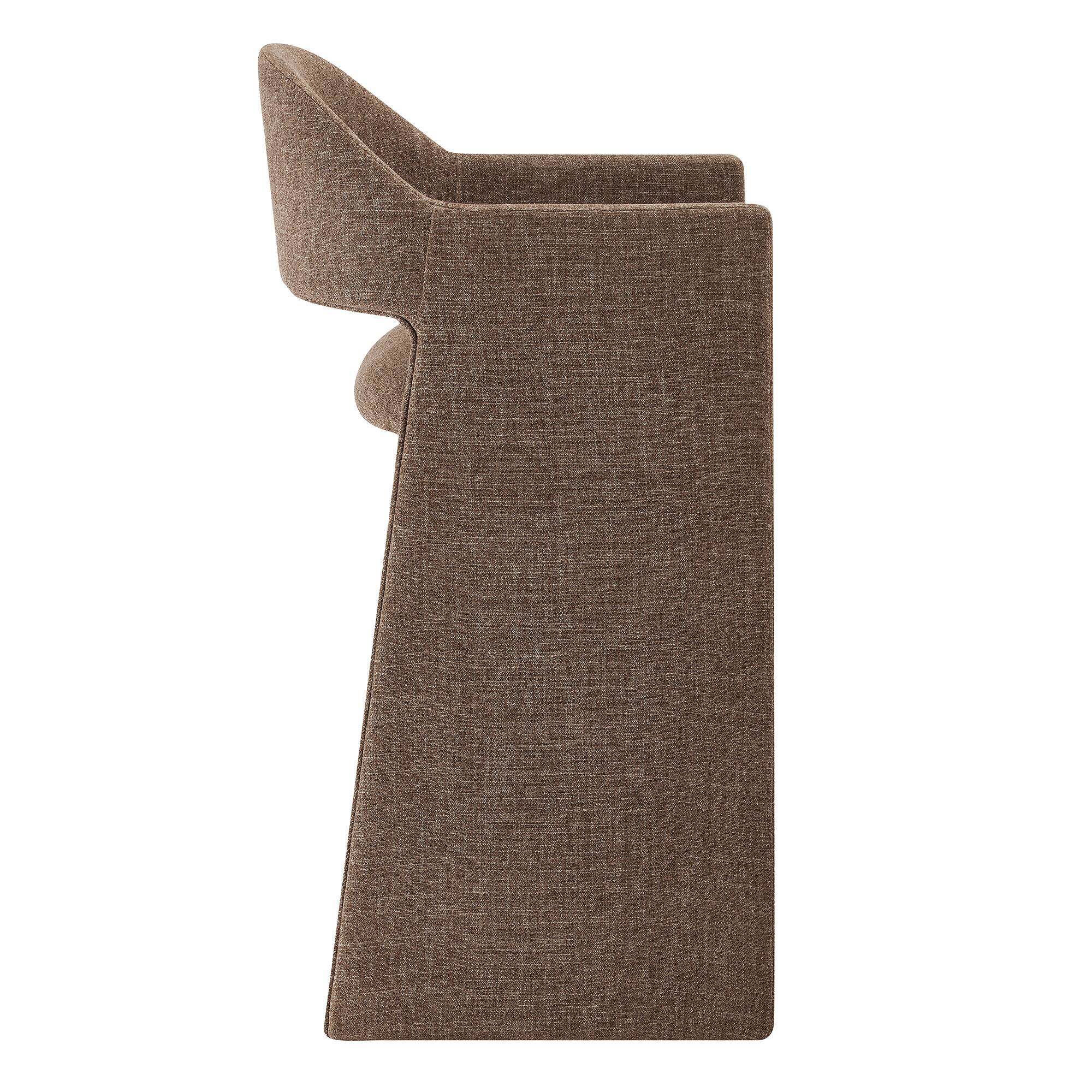 Alt View 2. Modway - Talia 41 Inch 41 Inch Upholstered Fabric Bar Stool by Modway - Mocha.
