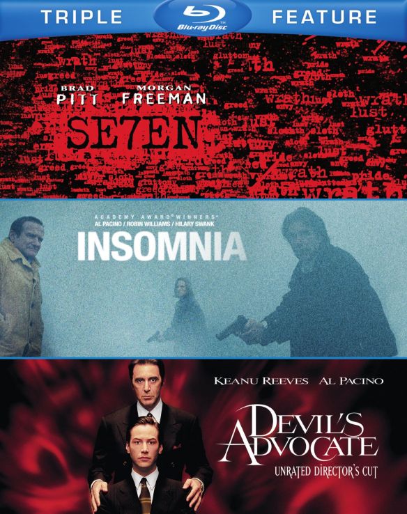  Seven/The Devil's Advocate/Insomnia [3 Discs] [Blu-ray]