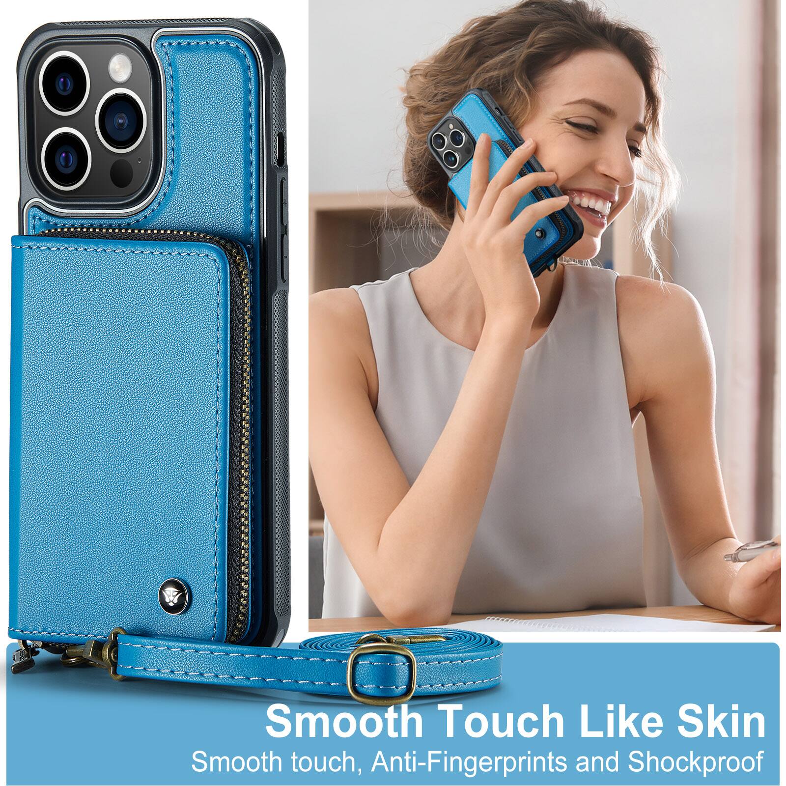 Smooth Touch Like Skin  
Smooth touch, Anti-Fingerprints and Shockproof