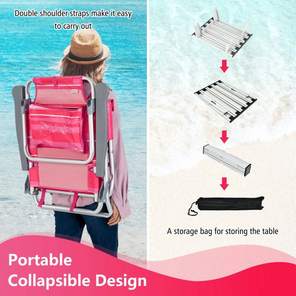 Double shoulder straps make it easy to carry out

Portable Collapsible Design

A storage bag for storing the table
