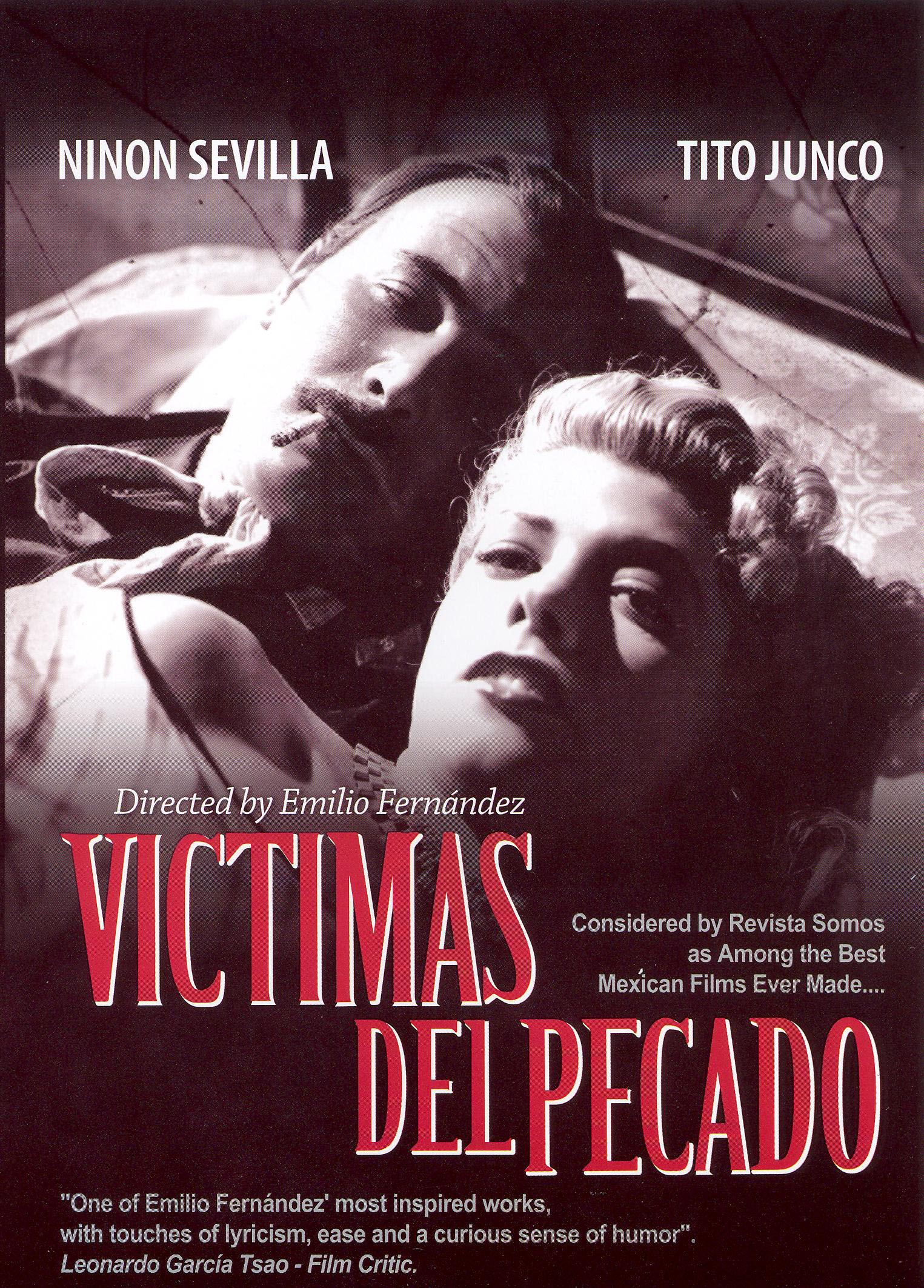 Póster Víctimas del pecado, 1951. Cine de oro mexicano