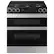 Front. Samsung - Bespoke 6.3 Cu. Ft. Slide-In Dual Fuel Convection Range with Flex Duo Convertible Double Oven Technology - Stainless Steel.
