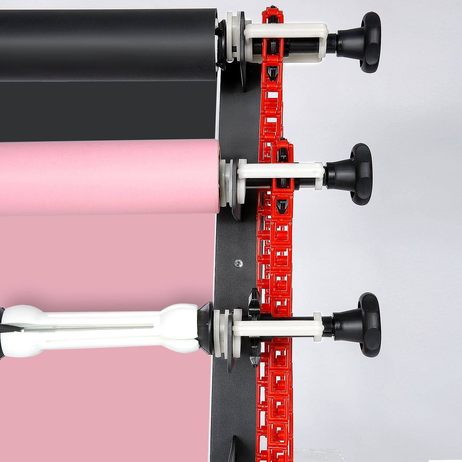 Angle. Neewer - 4-Roller Manual Wall Mount Background Support System, 22lb Load/Roller, Full Kit.