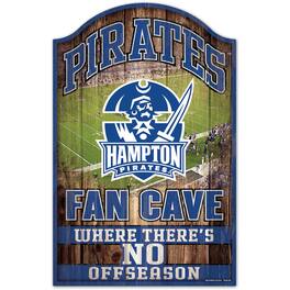 WinCraft - Hampton Pirates 11'' x 17'' Logo Wood Sign - Multicolor