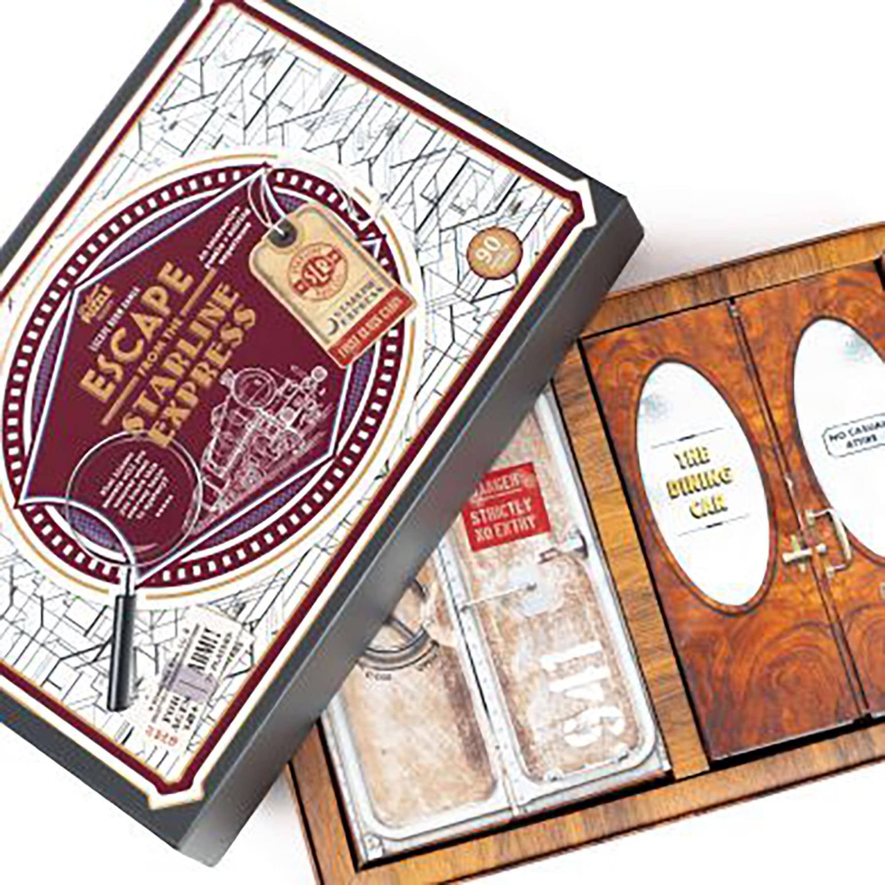 ESCAPE STARLINE EXPRESS

THE DINING CAR

NO CANNED GOODS

STRICTLY NO ENTRY

1831

90

A

141