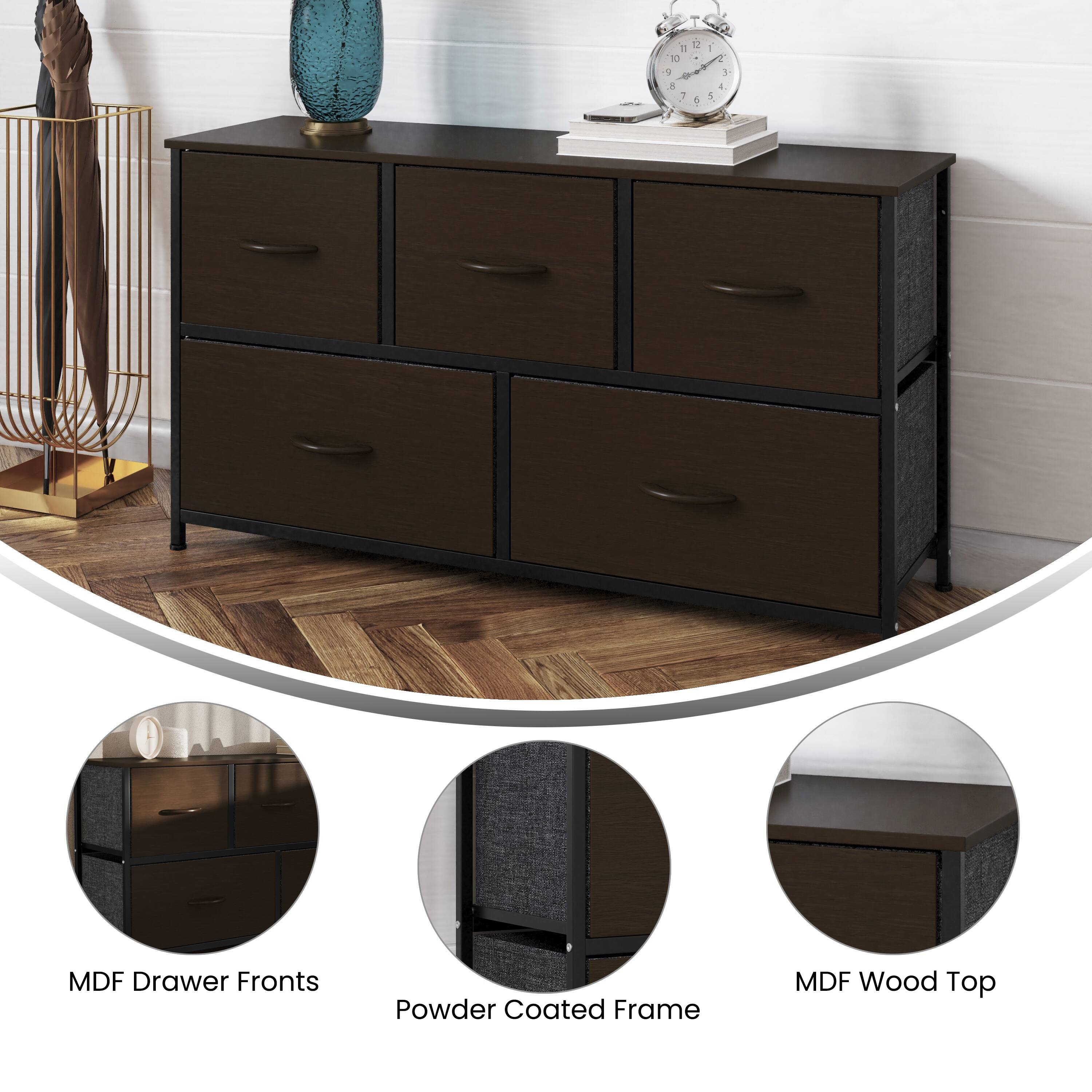 MDF Drawer Fronts Powder Coated Frame MDF Wood Top