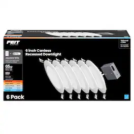 FEIT ELECTRIC - Feit LED Retrofits White 7.1 in. W LED Canless Recessed Downlight 13 W