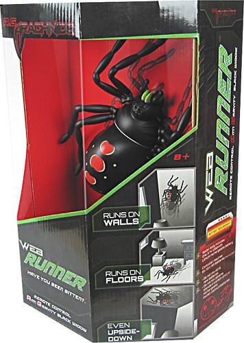 Front Standard. Fantasma Toys - Web Runner Remote-Controlled Antigravity Spider.