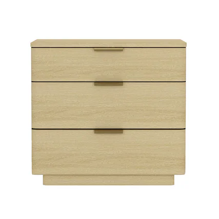 Front. Manhattan Comfort - Payton Modern 26" Nightstand - Natural Oak.