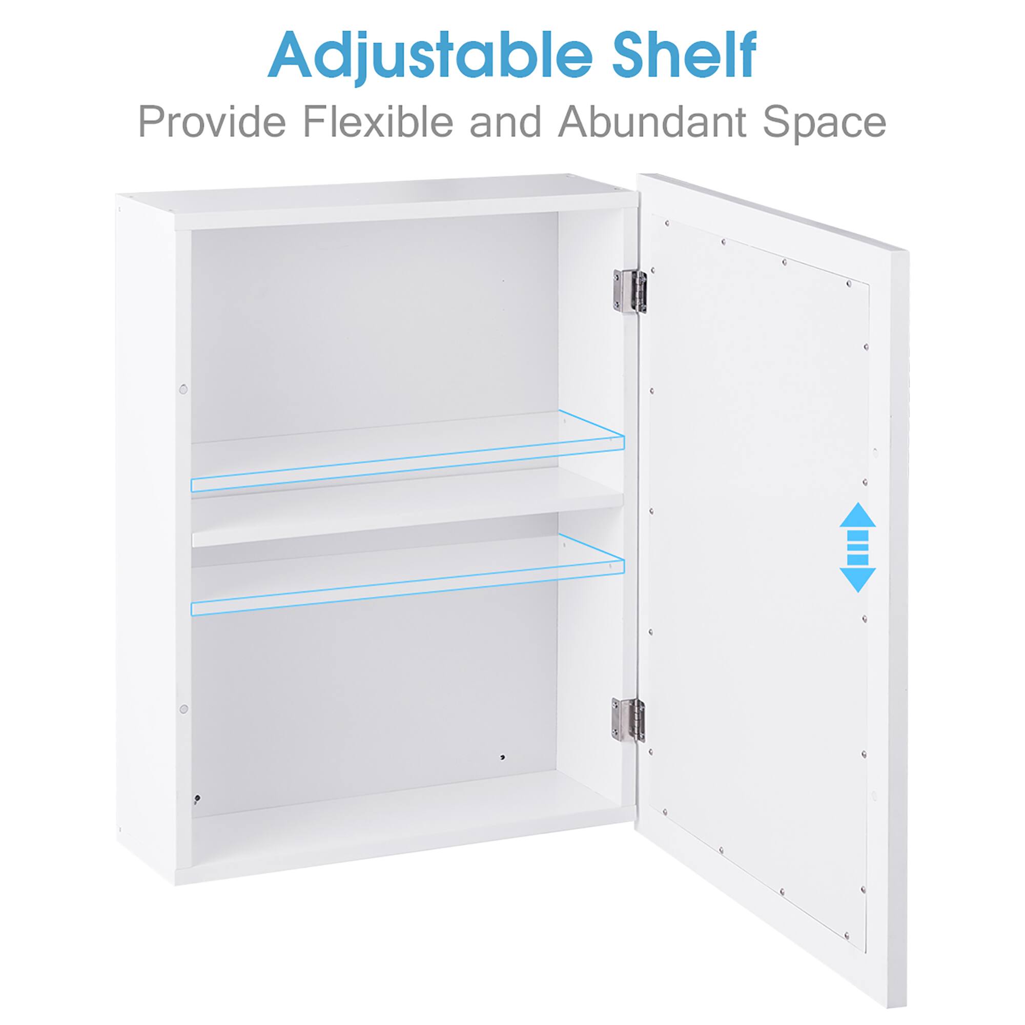 Adjustable Shelf  
Provide Flexible and Abundant Space
