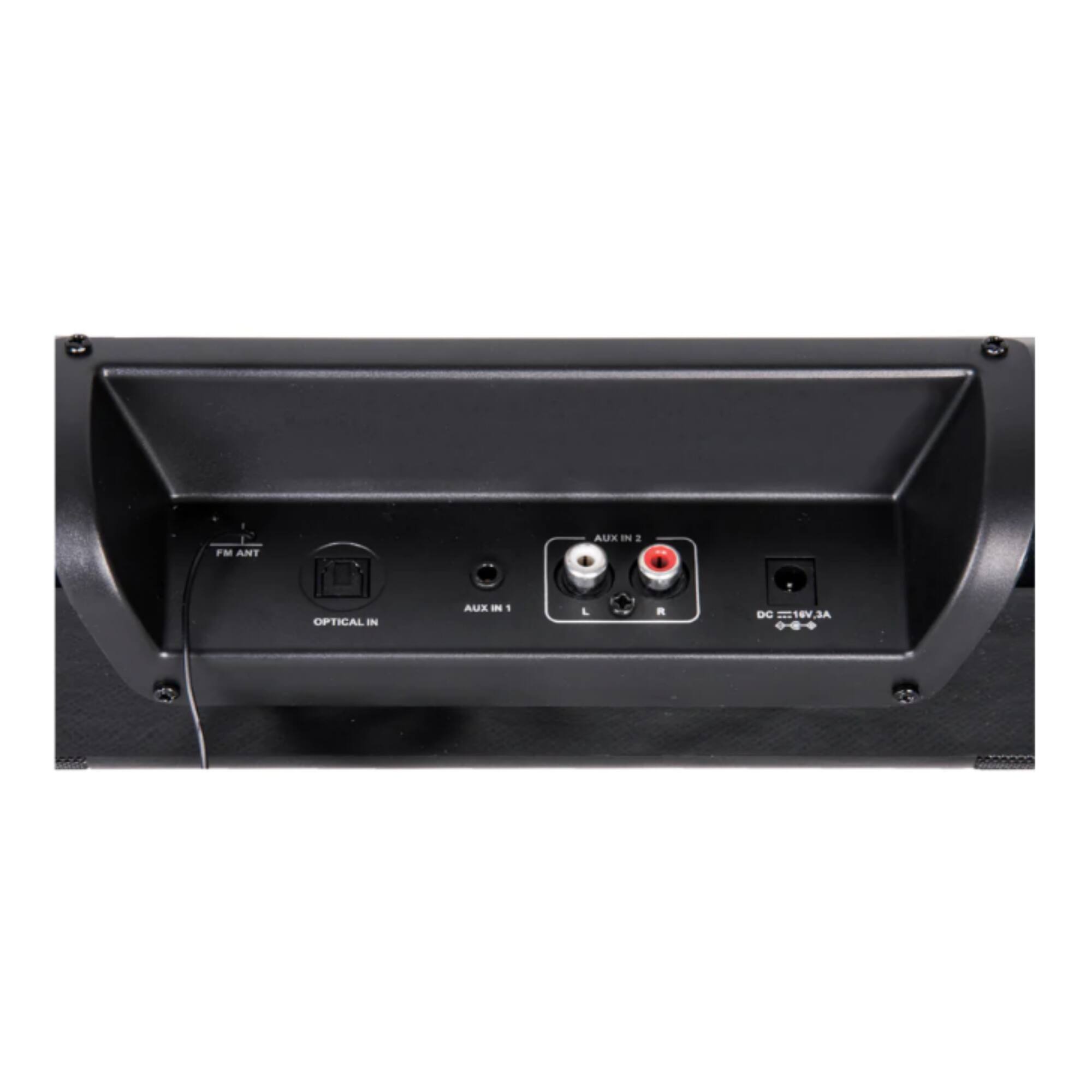 FM ANT  
OPTICAL IN  
AUX IN 1  
AUX IN 2  
DC 24V/3A