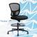 Front. Click365 - Perch Mesh Drafting Office Chair - Black.