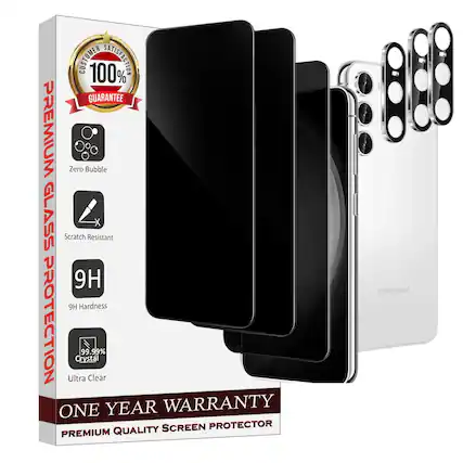 CUSTOMER 100% SATISFACTION GUARANTEE
PREMIUM GLASS PROTECTION
- Zero Bubble
- Scratch Resistant
- 9H Hardness
- 99.99% Crystal
- Ultra Clear
ONE YEAR WARRANTY
PREMIUM QUALITY SCREEN PROTECTOR
SAMSUNG
