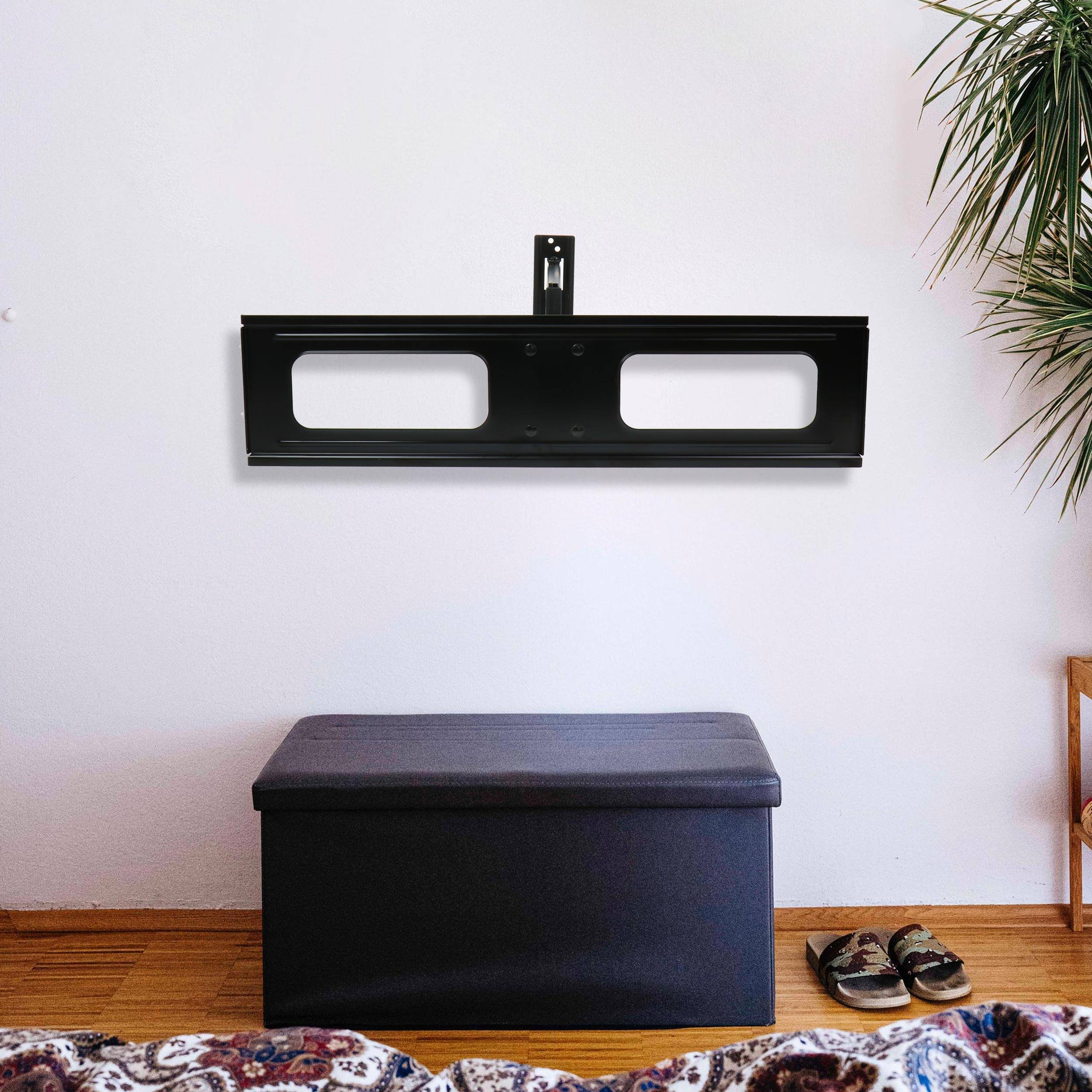 Alt View 8. MegaMounts - MegaMounts Full Motion Wall Mount for 32-75 Inch Displays - Black.