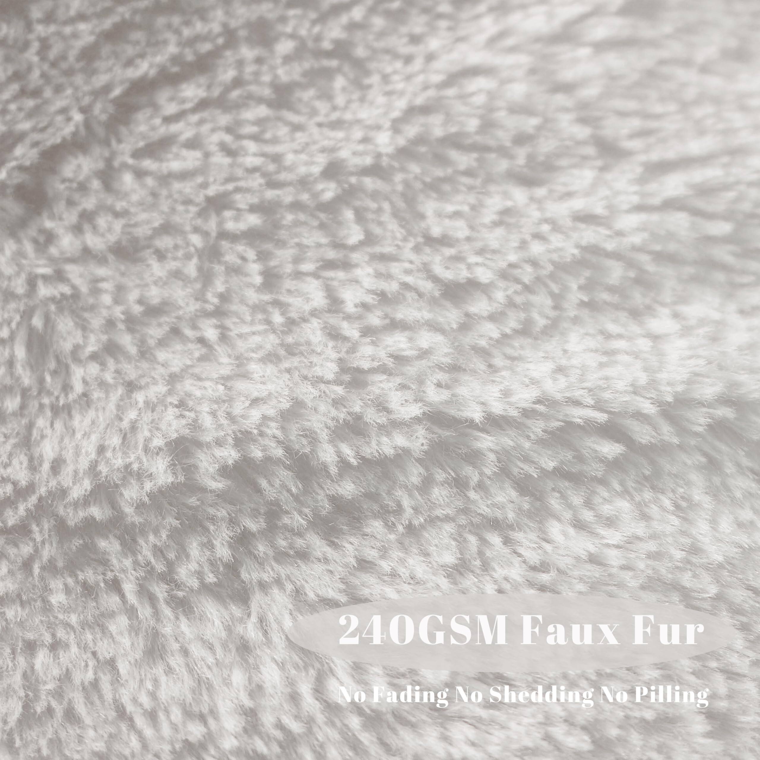 240GSM Faux Fur  
No Fading No Shedding No Pilling
