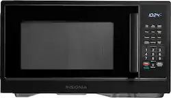 Insignia™ - 1.1 Cu. Ft. Countertop Microwave - Black - Front_Zoom