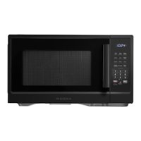 Insignia™ - 1.1 Cu. Ft. Countertop Microwave - Black - Front_Zoom