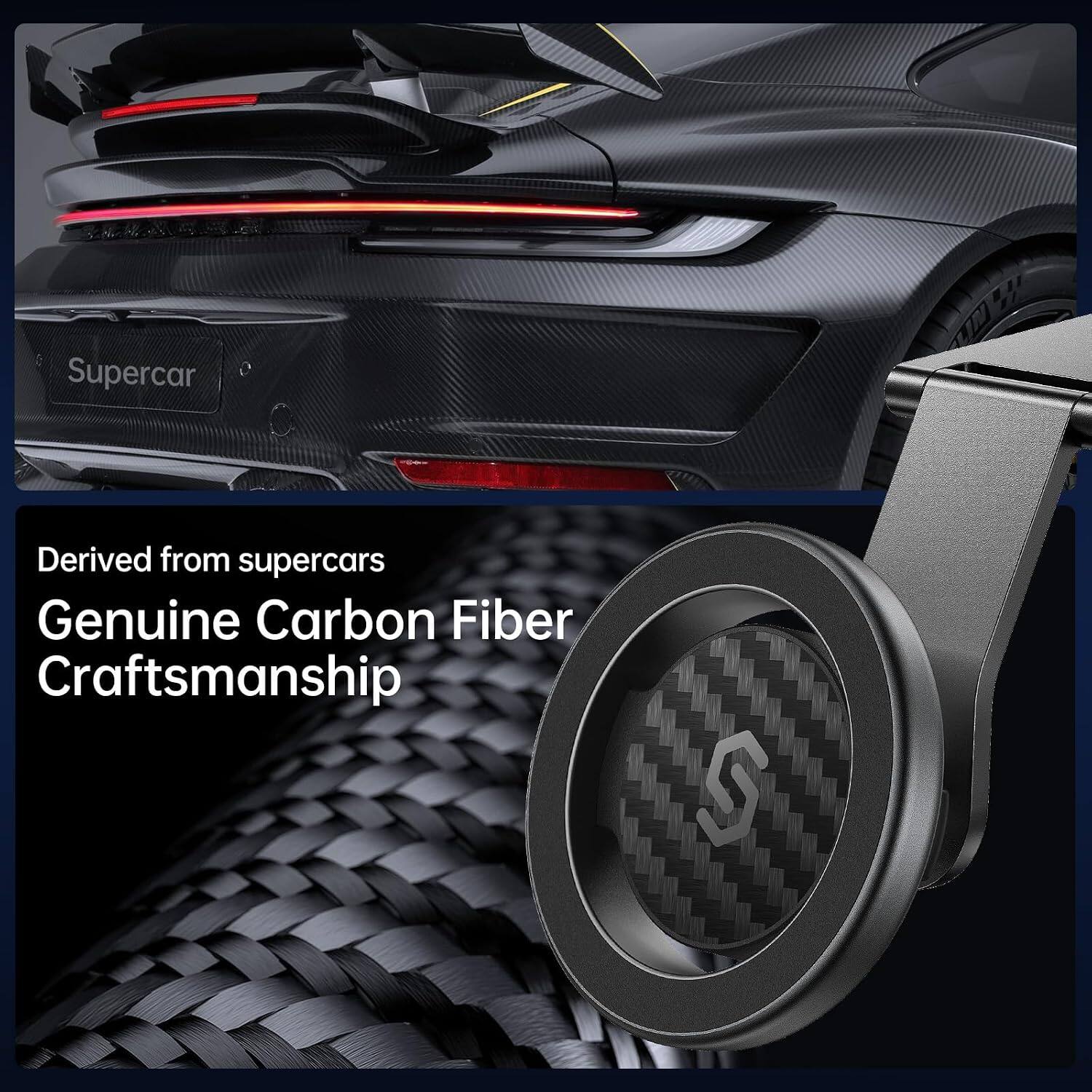 Supercar  
Derived from supercars  
Genuine Carbon Fiber Craftsmanship