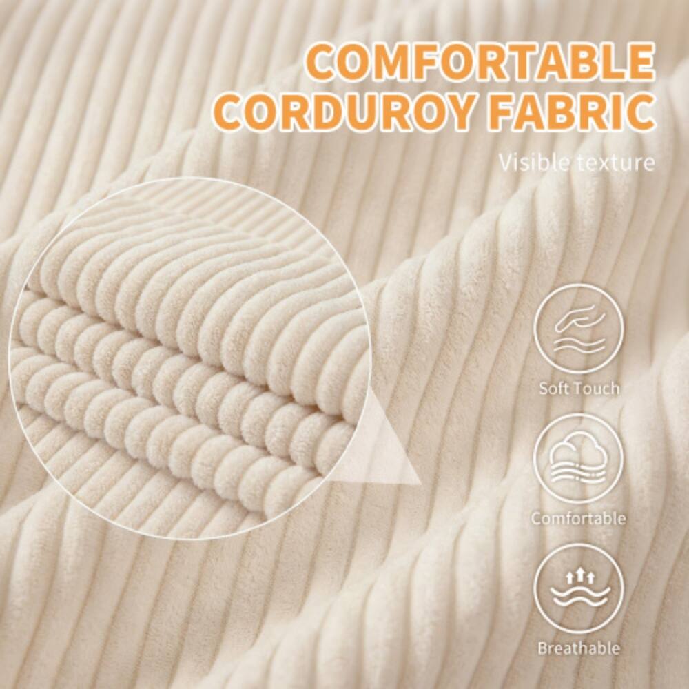 COMFORTABLE CORDUROY FABRIC  
Visible texture  
Soft Touch  
Comfortable  
Breathable