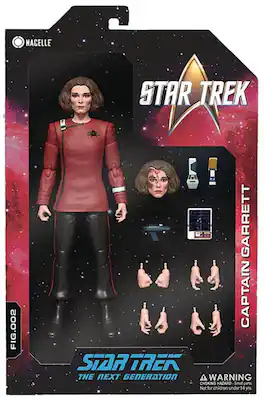 PopMarket - The Nacelle Company - Star Trek: The Next Generation - Yesterday's Enterprise Captain Garrett Action - COLLECTIBLES - Multicolor