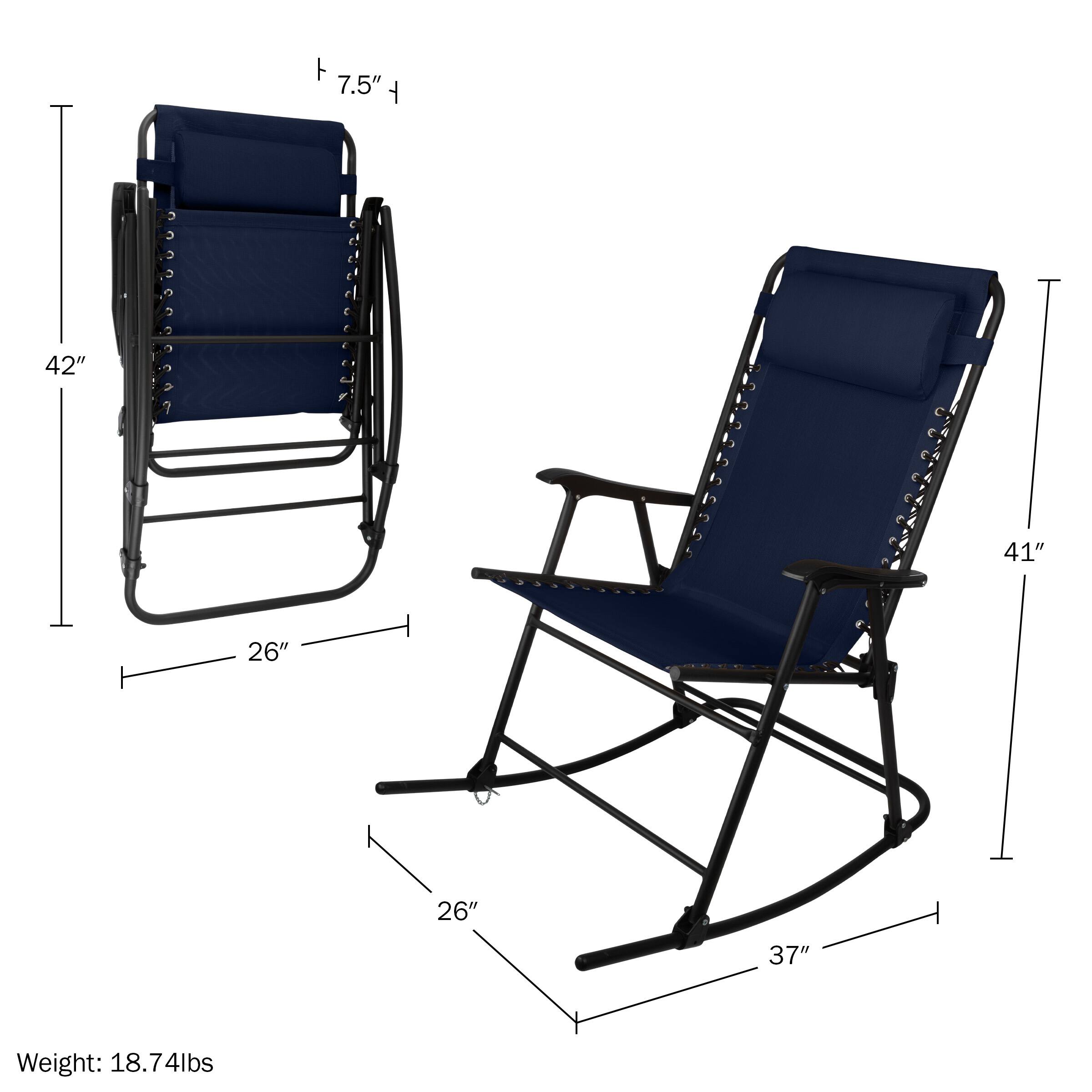 7.5"  
42"  
26"  
26"  
37"  
41"  
Weight: 18.74lbs