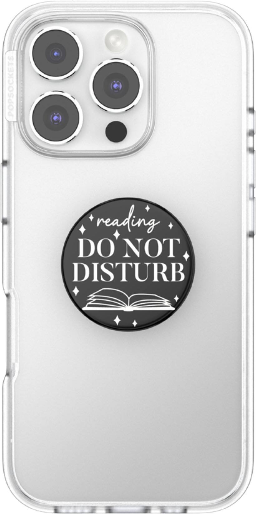 The text on the image reads "PopSockets reading DO NOT DISTURB."