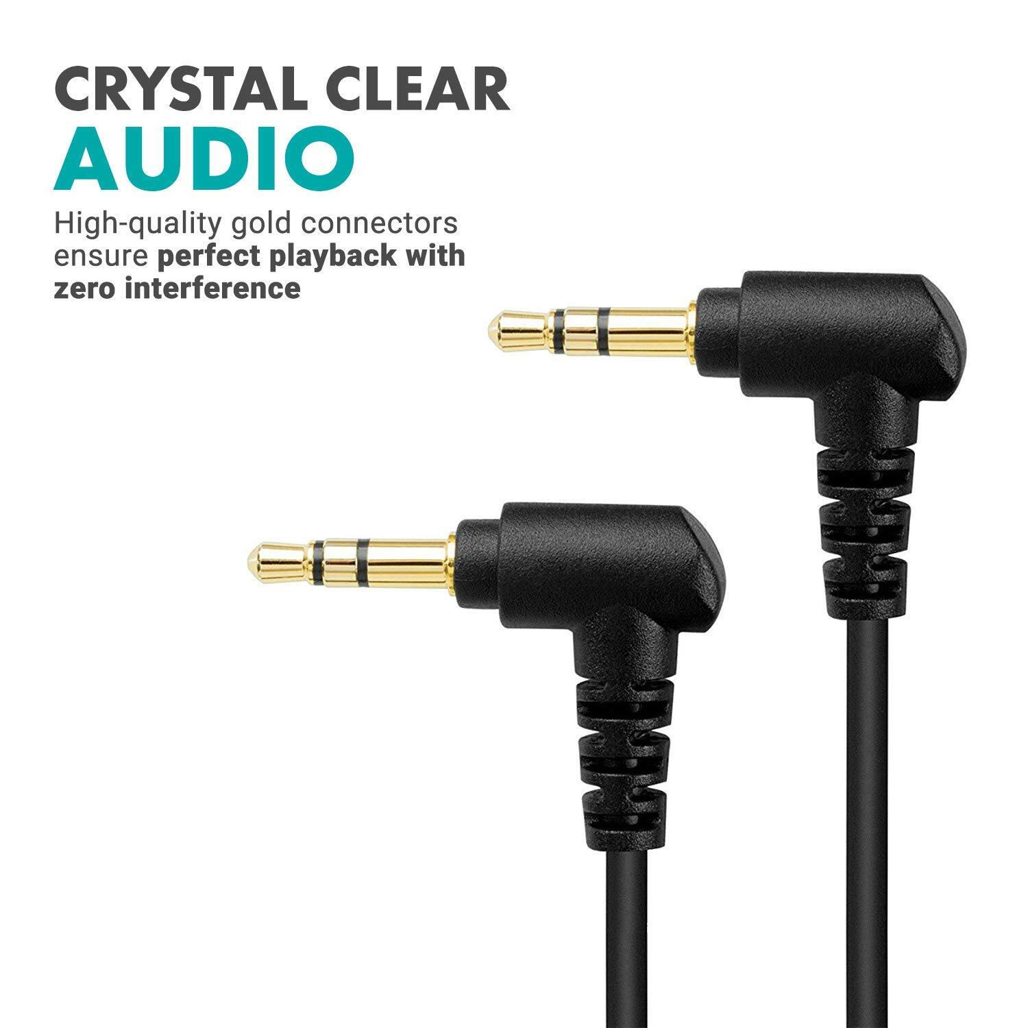 CRYSTAL CLEAR AUDIO

High-quality gold connectors ensure perfect playback with zero interference