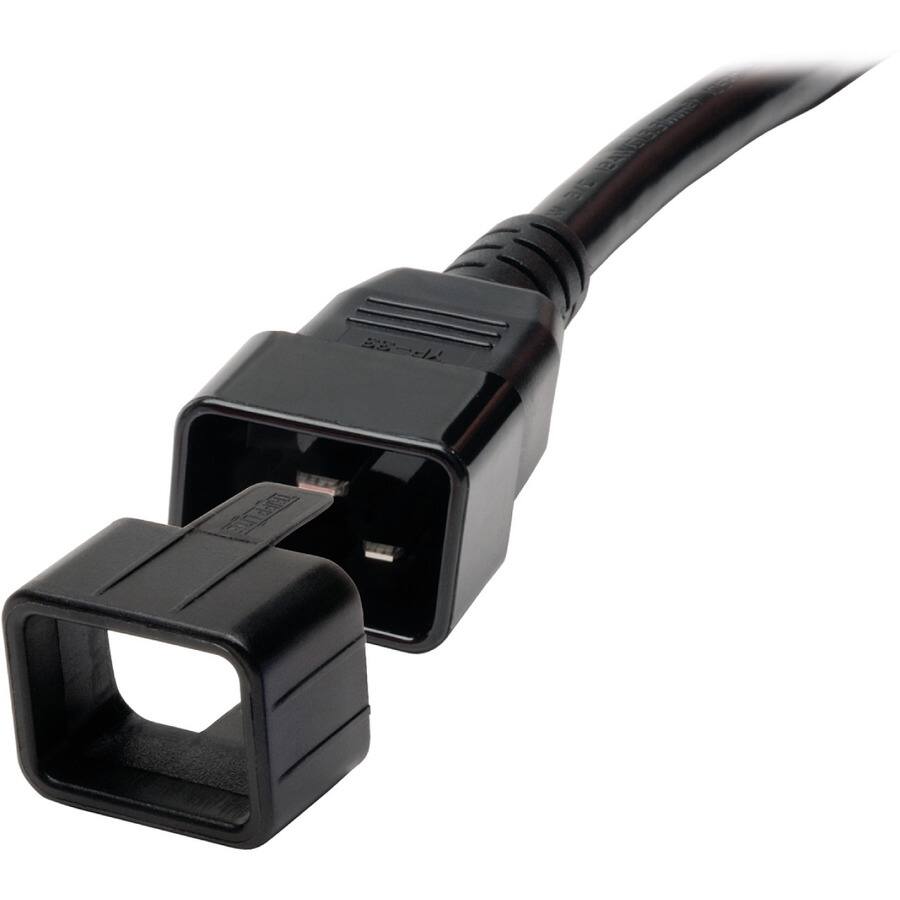 Alt View 4. Tripp Lite - Tripp Lite PLC19BK PDU Plug Lock Connector C20 Power Cord to C19 Outlet - 100 Pack, Black - Black Powder Coat.