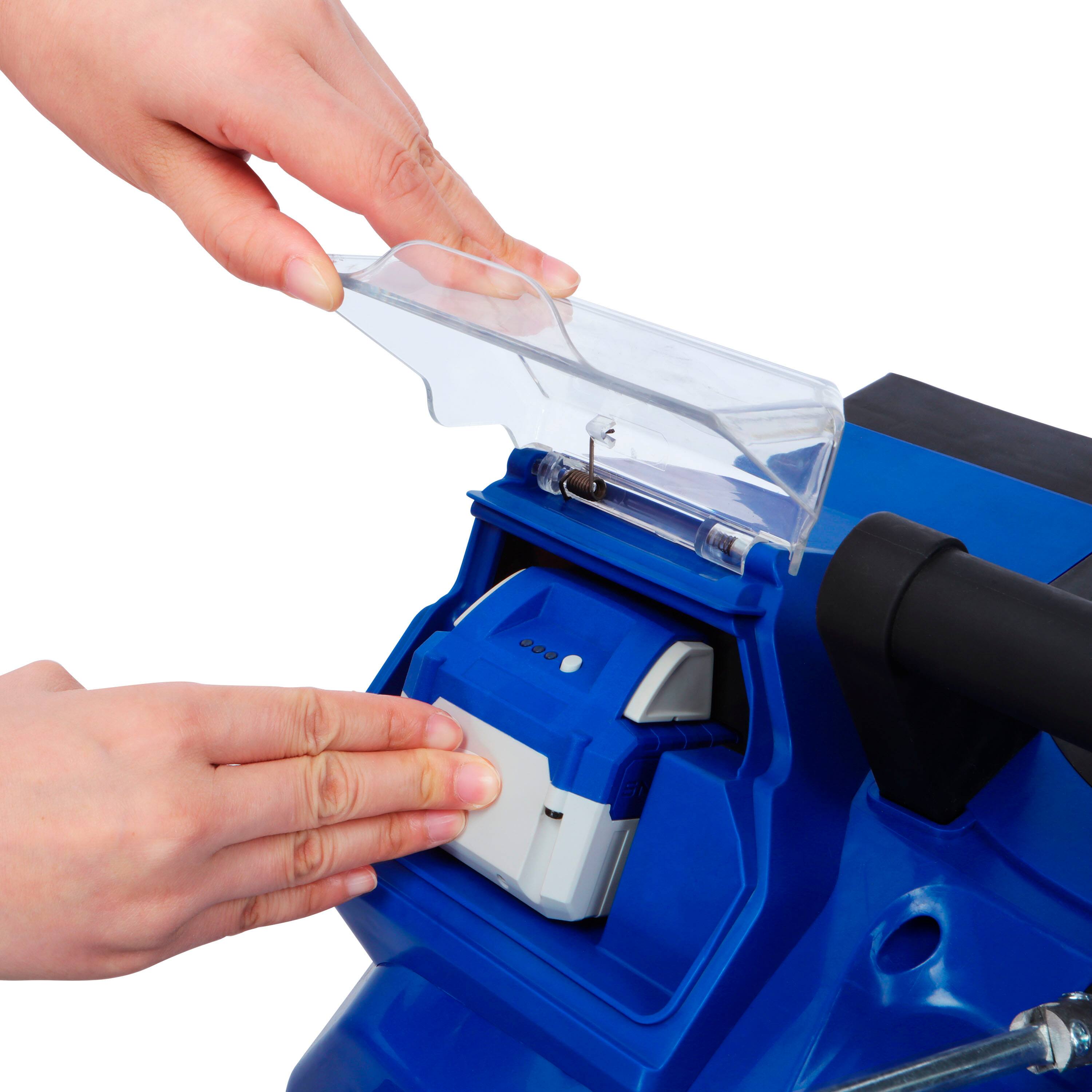 Alt View 16. Snow Joe - 24V Electric Snow Blower and Bundle (2x4.0 Ah Batteries and 1 Charger) - Black.