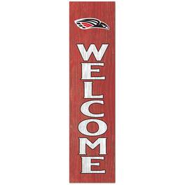 Jardine - Southern Oregon Raiders 12'' x 48'' Outdoor Leaner Welcome Sign - Red